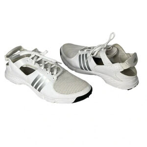 ADIDAS Men’s Golf Slingback Sneakers White 3 Stripe Traxion Adiwear Size 10